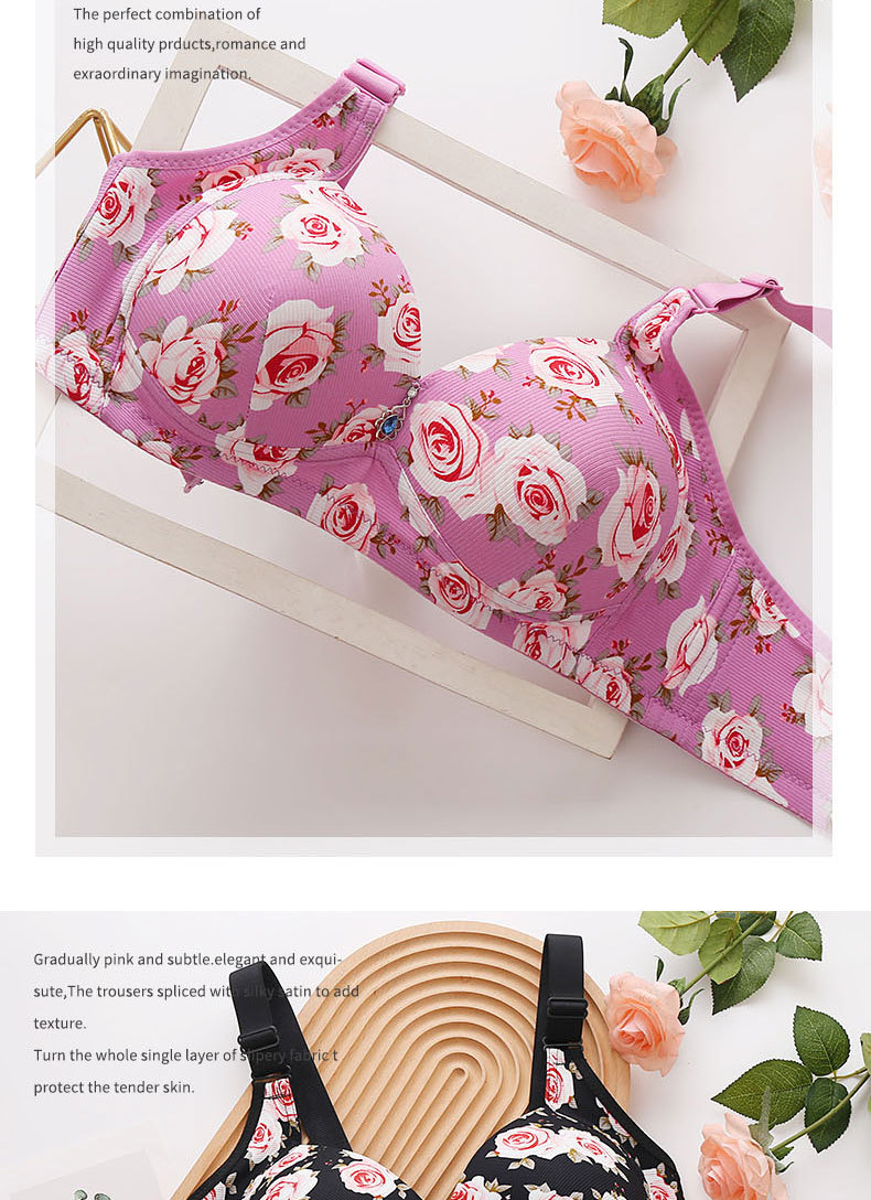 Ladies, middle-aged people, overweight mothers, anti-sagging side retraction, secondary breasts, large size, thin, new close-fitting and beautiful back underwear bra cover pic 14