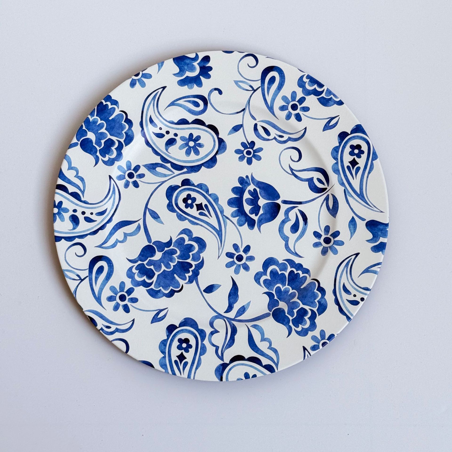 跨镜外贸chargerplates花园花朵系列装饰盘婚礼酒店晚宴派对使用详情4