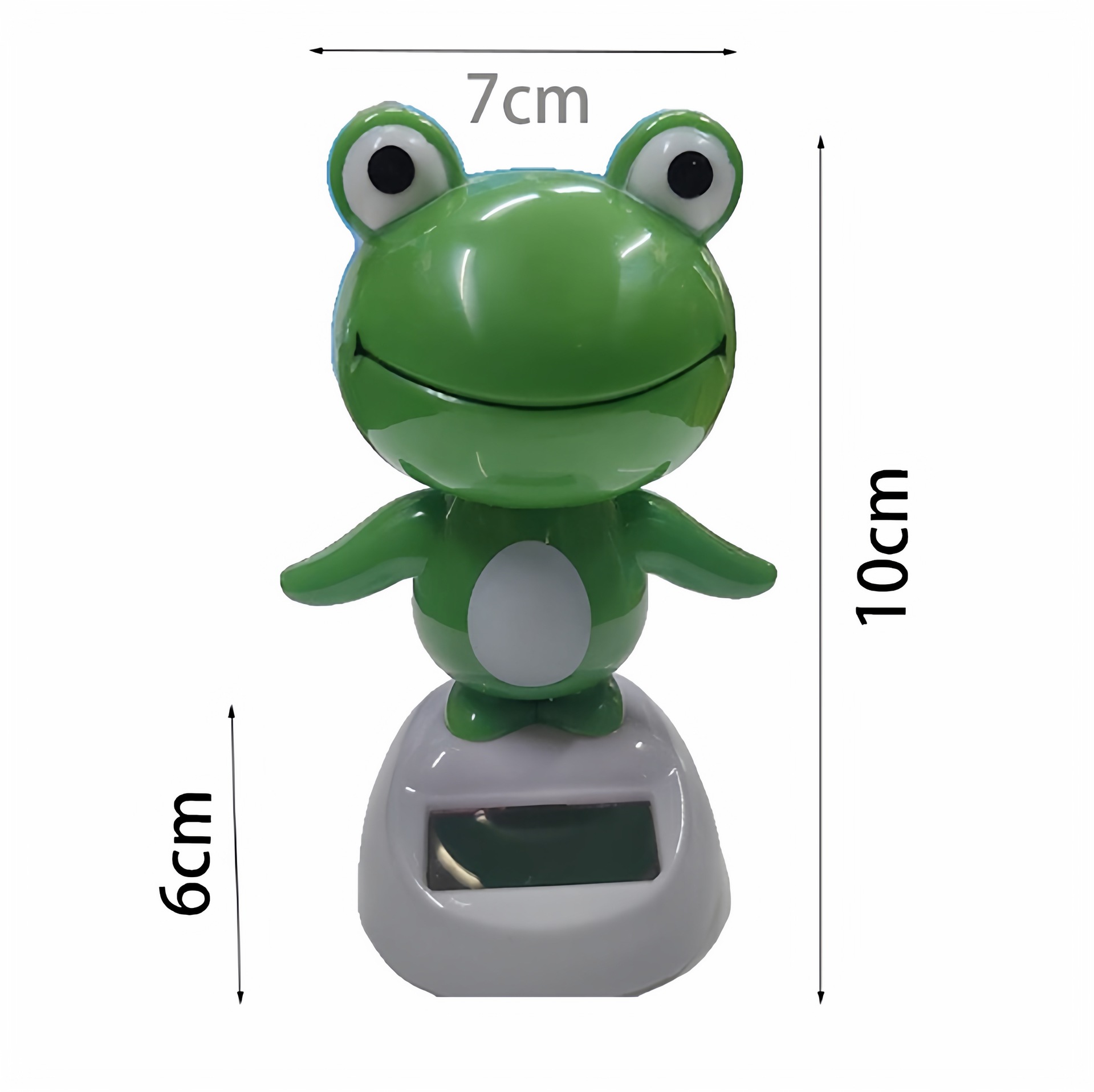 摇摆青蛙车载搞怪摆件男女生后备箱抽象玩偶仪表台太阳能摆动装饰详情8