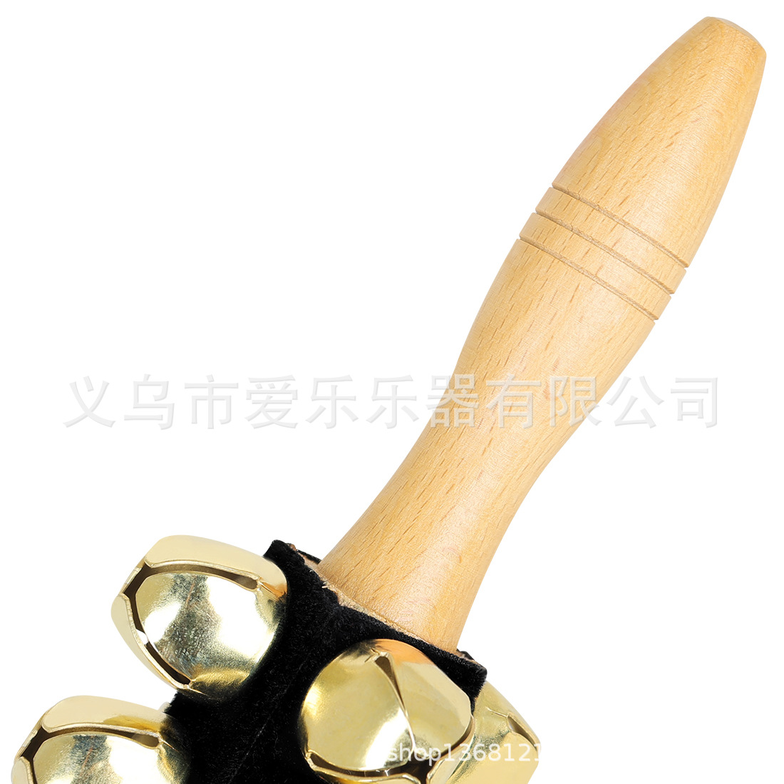 跨境25音大棒铃榉木手摇铃儿童早教打击乐器响铃音乐道具手摇棒铃详情11