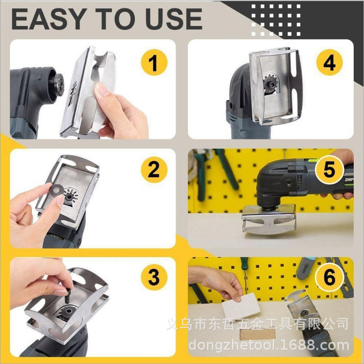 Square Slot Cutter, woodworking square slot tool, square slotting and hole making pic 5