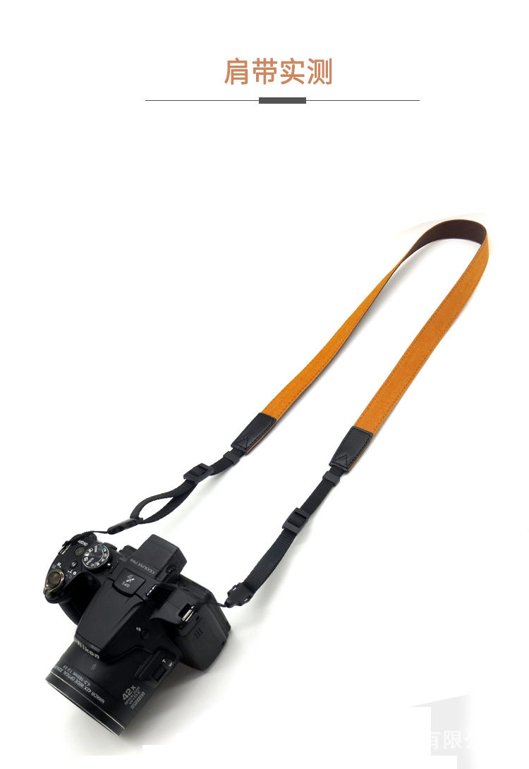 Retro denim camera shoulder strap, one-piece consignment, Polaroid camera strap mini new denim camera strap pic 3