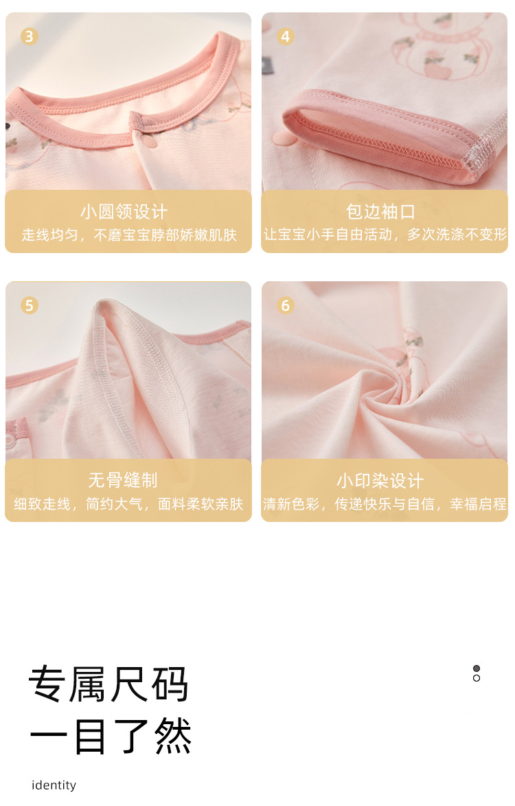 Baby coveralls of Class a pure cotton summer thin style for girls, crawling suits, boneless infants and toddlers, long-sleeved baby clothes pic 10