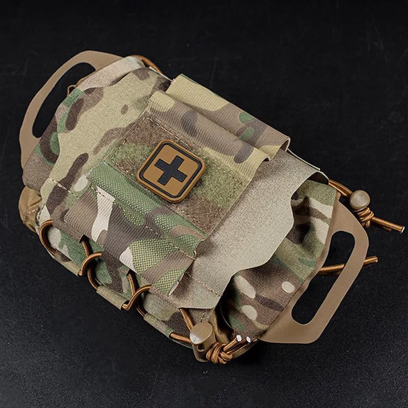 Outdoor hiking quick pull-out bag CS Tactical travel MOLLE accessory Bag Mountain climbing waist bag First aid medical kit pic 7