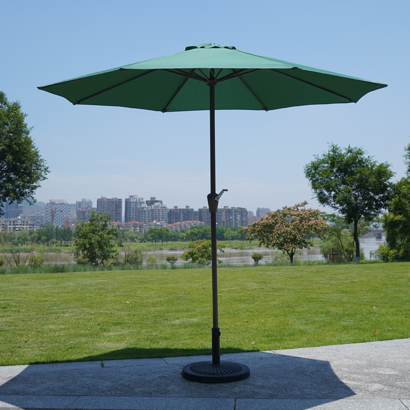 Outdoor large sunshade umbrellas, iron middle-pole umbrellas, hand-cranked straight-pole umbrellas, beach sun umbrellas, courtyard umbrellas, camping pic 10
