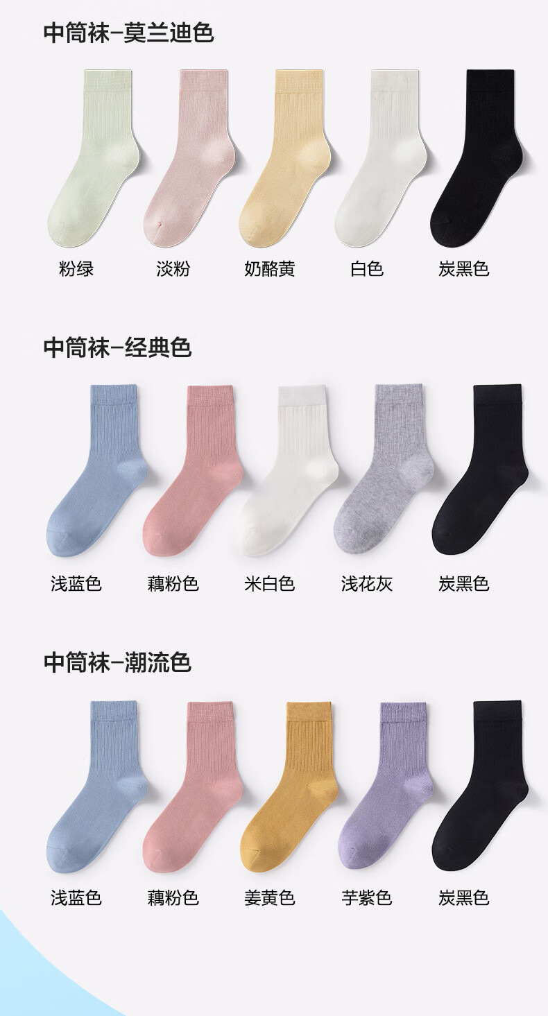 袜子纯棉男夏季防臭吸汗棉袜袜子精梳棉商务袜男士全棉中筒袜男袜详情22