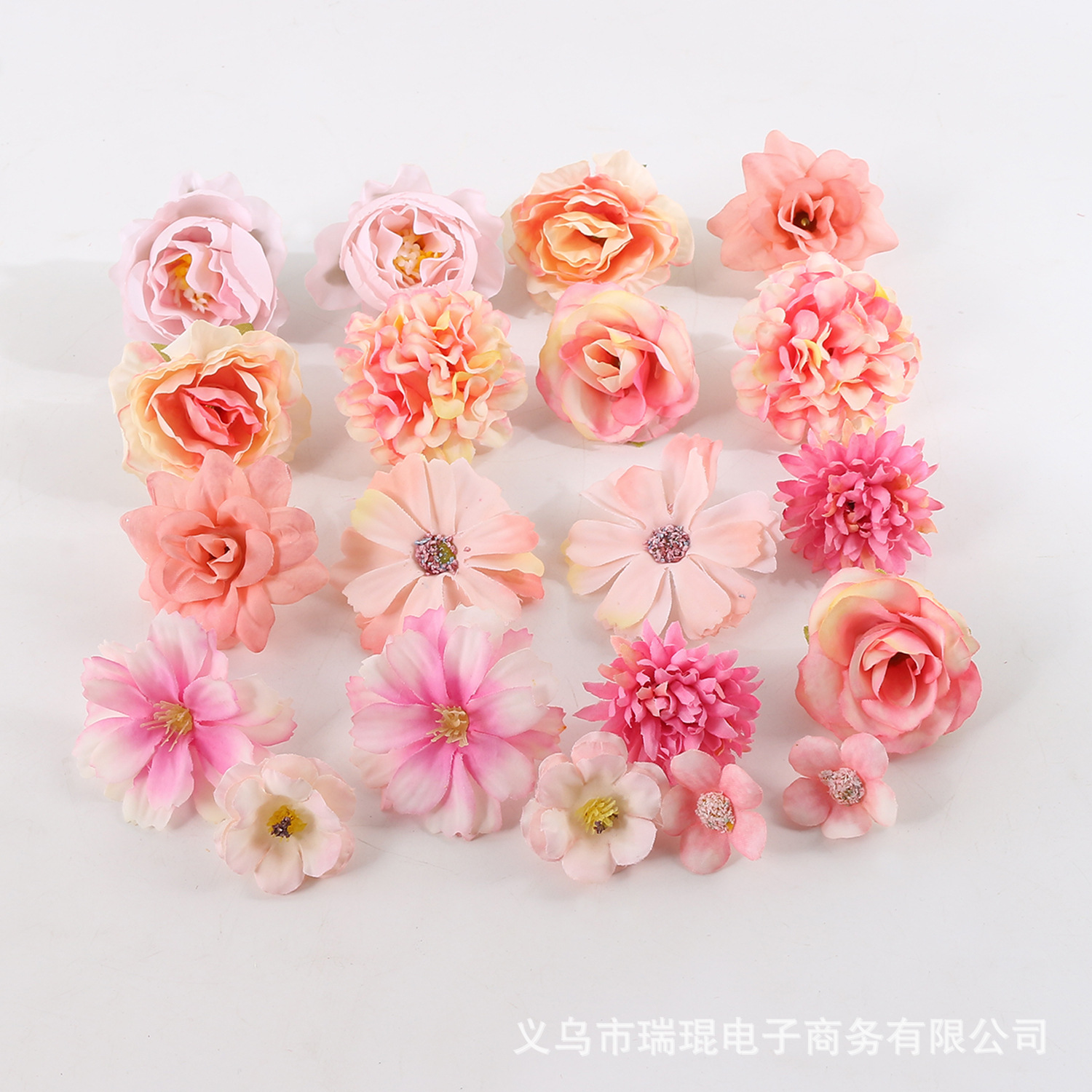 Artificial flower material package, artificial flowers, silk flowers, diy handcrafted decoration, hydrangea, ping-pong chrysanthemum, artificial flower material package for matching pic 12