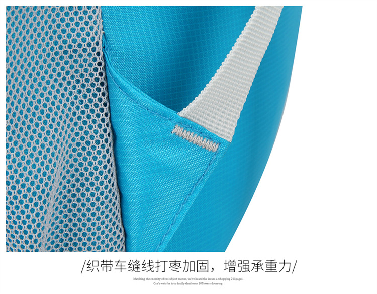 Wholesale of new cross-border outdoor folding bags with logo printing, hiking bags, water-resistant backpacks, and backpacks pic 36