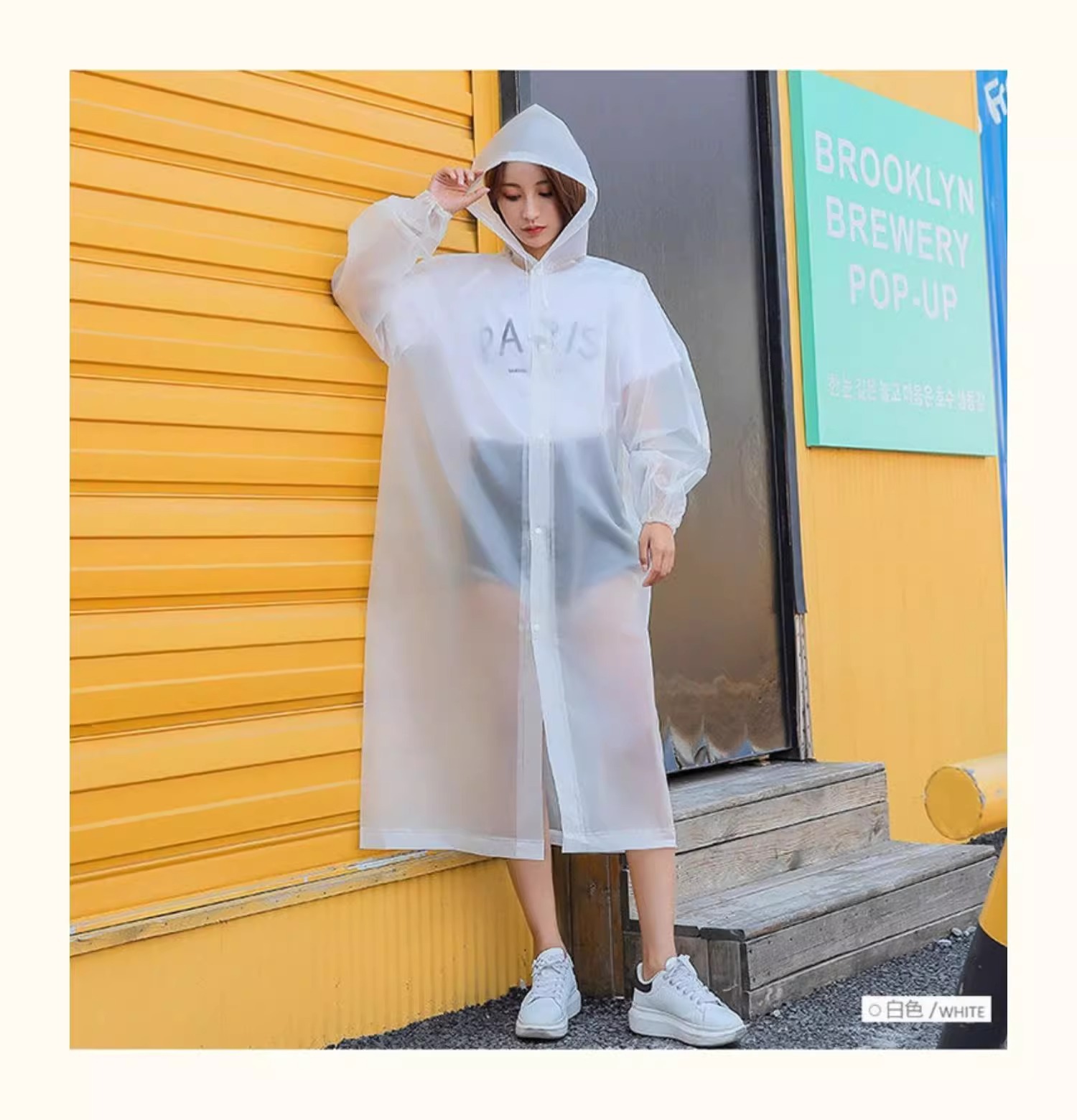 批发加厚男女成人非一次性EVA雨衣雨披长款学生徒步雨衣旅游漂流详情15