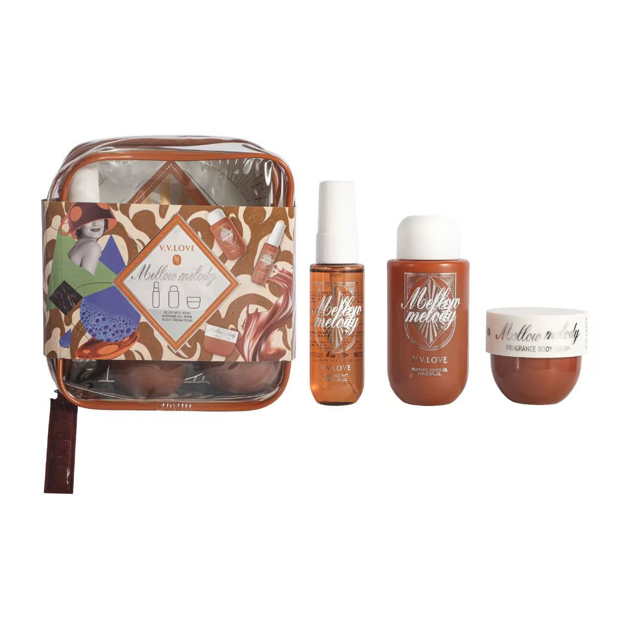 Comercio exterior transfronterizo nuevo producto 90ml body spray perfume set caja tropical bodymist perfume de venta caliente gourmet tono perfume femenino perfumes perfumes perfumes personalizados perfume de seis zonas comercio exterior pic 4