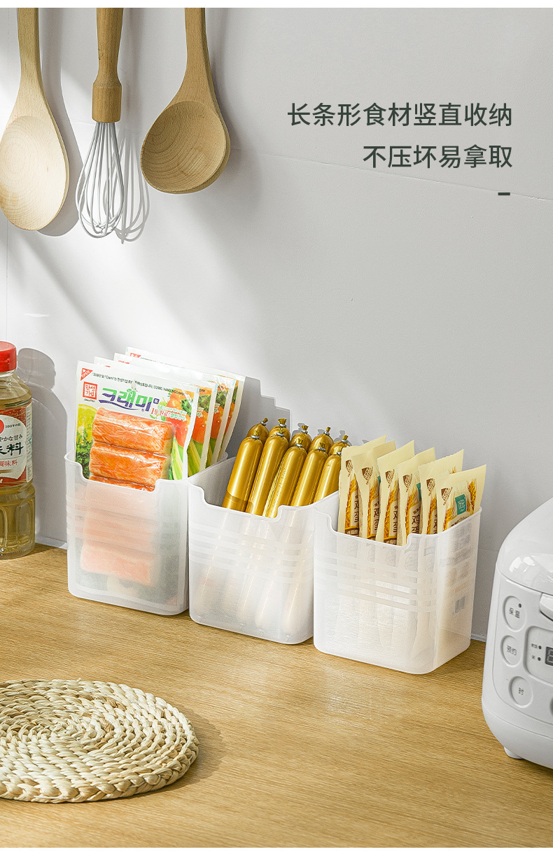 冰箱侧门收纳盒便携多功能分类冰箱置物盒家用大容量拓展冷藏盒详情22