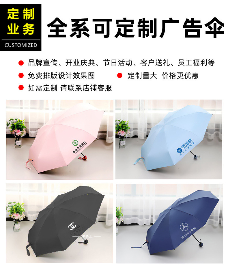 五折伞晴雨两用女太阳伞防晒防紫外线胶囊伞折叠迷你遮阳雨伞详情2