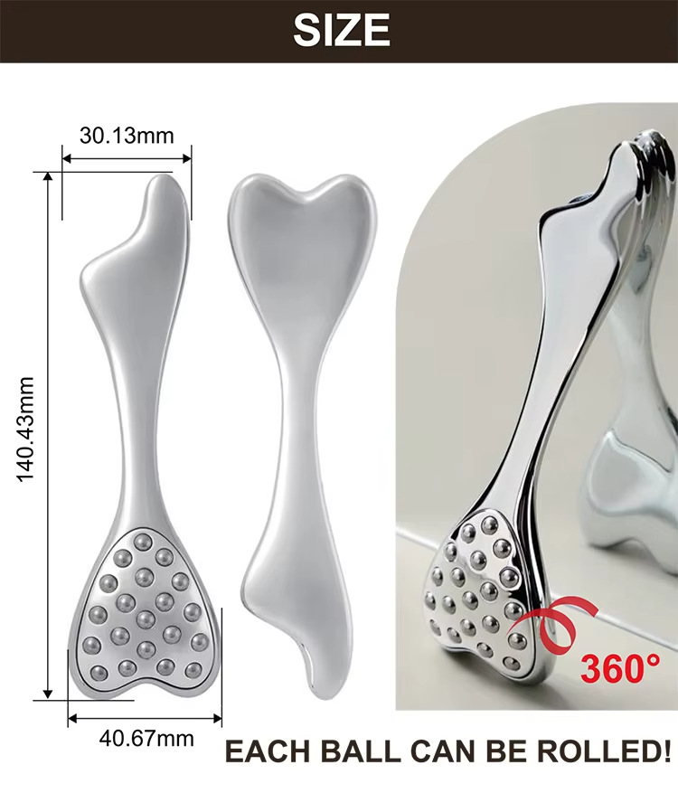 shanilak factory direct sales of special care tools for beauty salons, facial lifting, firming and slimming, wholesale heart-shaped ball massagers pic 1