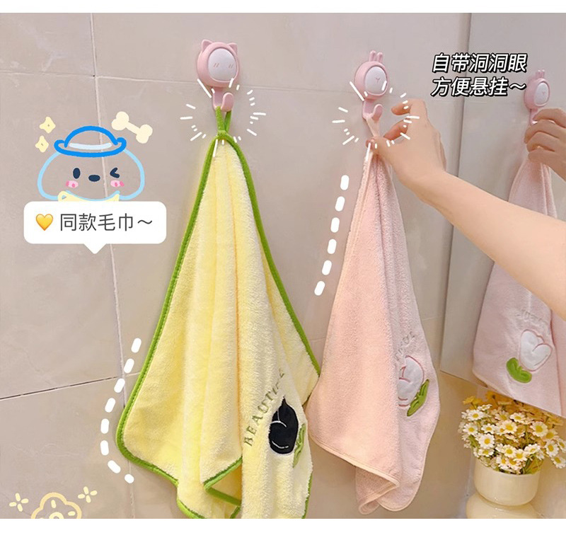 珊瑚绒浴巾女可穿可裹干发帽毛巾两件套吸水速干游泳可爱浴裙浴袍详情9