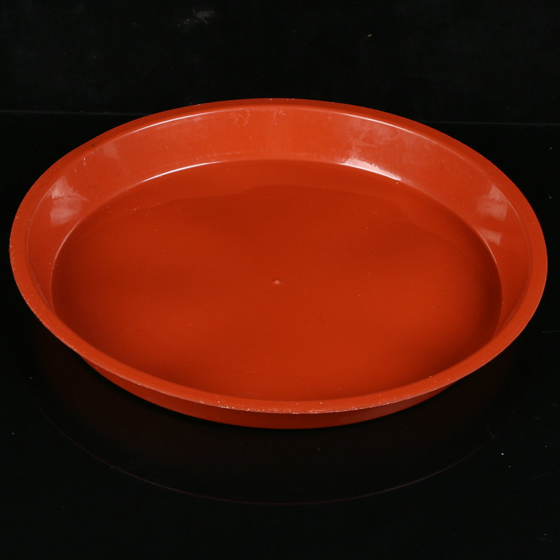 圆形花盆平边托盘塑料底托 多规格塑料接水盘底托多肉花盆托底盘详情13