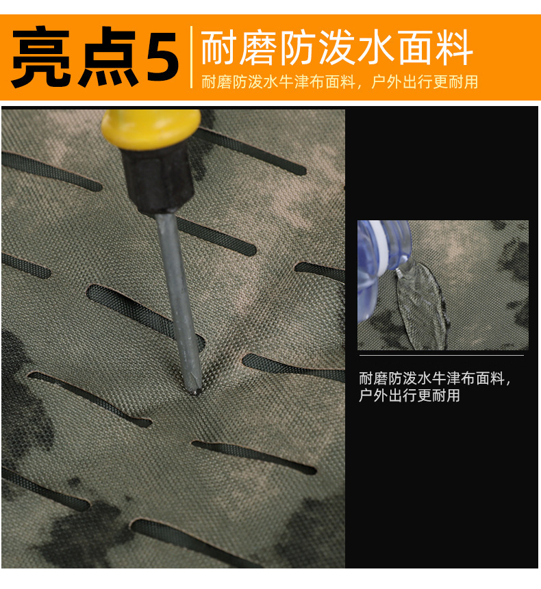 跨境工厂户外多功能战术防水背包特战应急徒步旅行登山迷彩双肩详情12