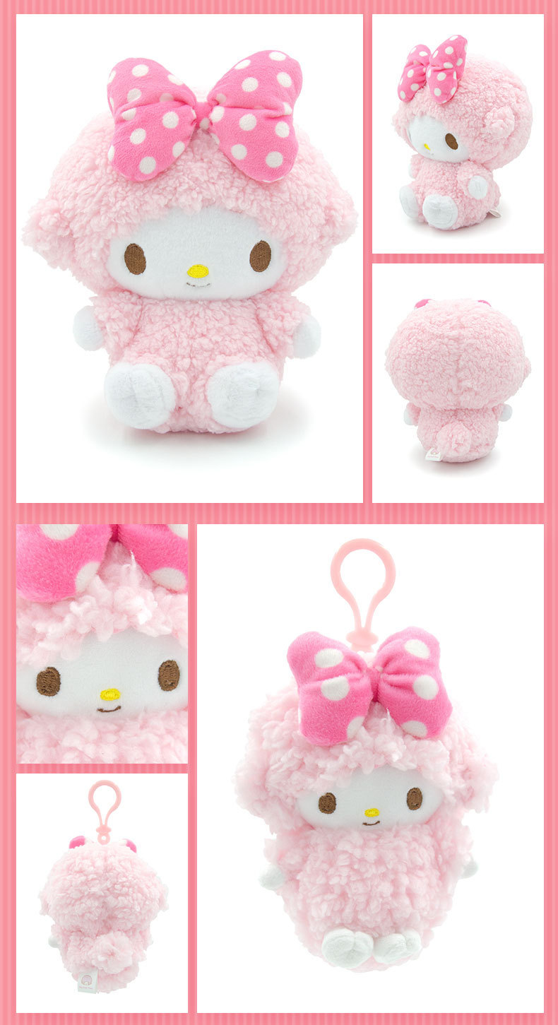 Changyi genuine piano plush toy, strawberry pendant, coin purse, Sanrio bow cream pendant pic 7