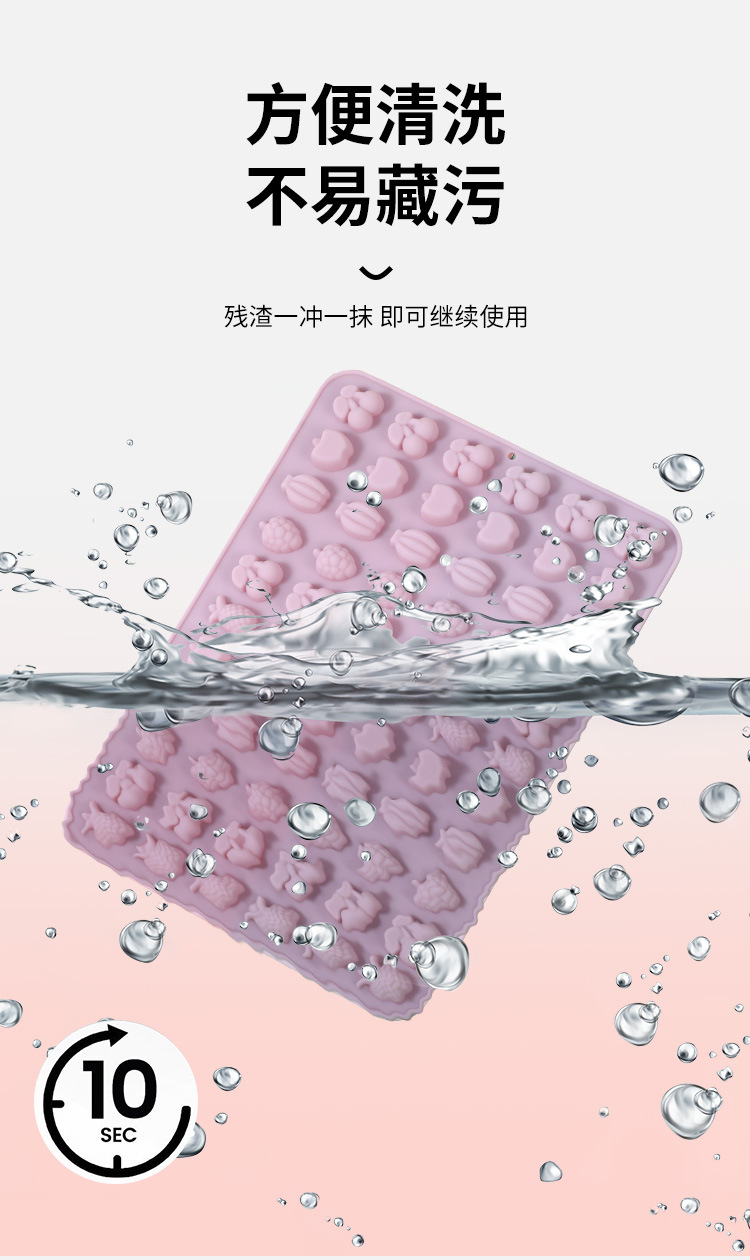 新款水果系列慕斯巧克力食品级硅胶模具易脱模清洗烘焙巧克力模具详情4