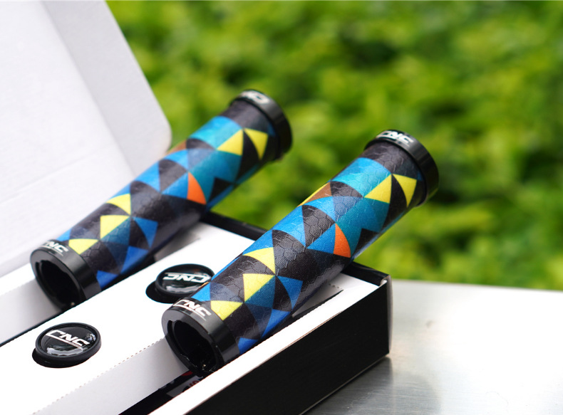 CNC bicycle handlebar covers, anti-slip and shock-absorbing mountain bike handlebars, folding bike silicone comfortable handlebar covers, bicycle accessories pic 29