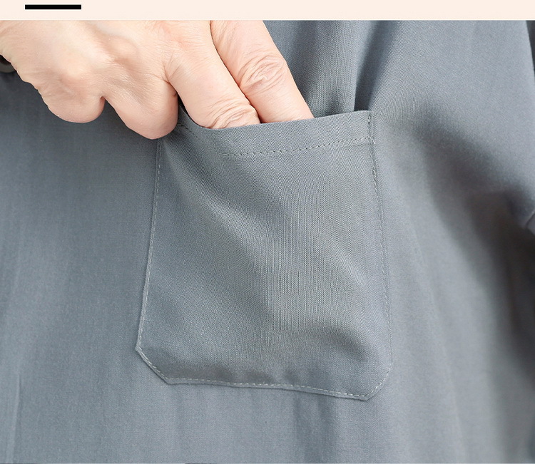 中老年棉绸男士开衫爷爷居家服套装唐装短袖长裤睡衣休闲爸爸装夏详情3