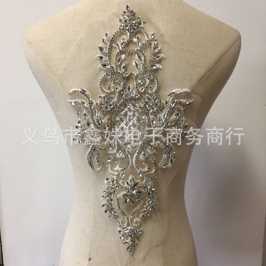 AB水钻热熔胶烫钻水钻贴花DIY 婚纱礼服配饰详情25