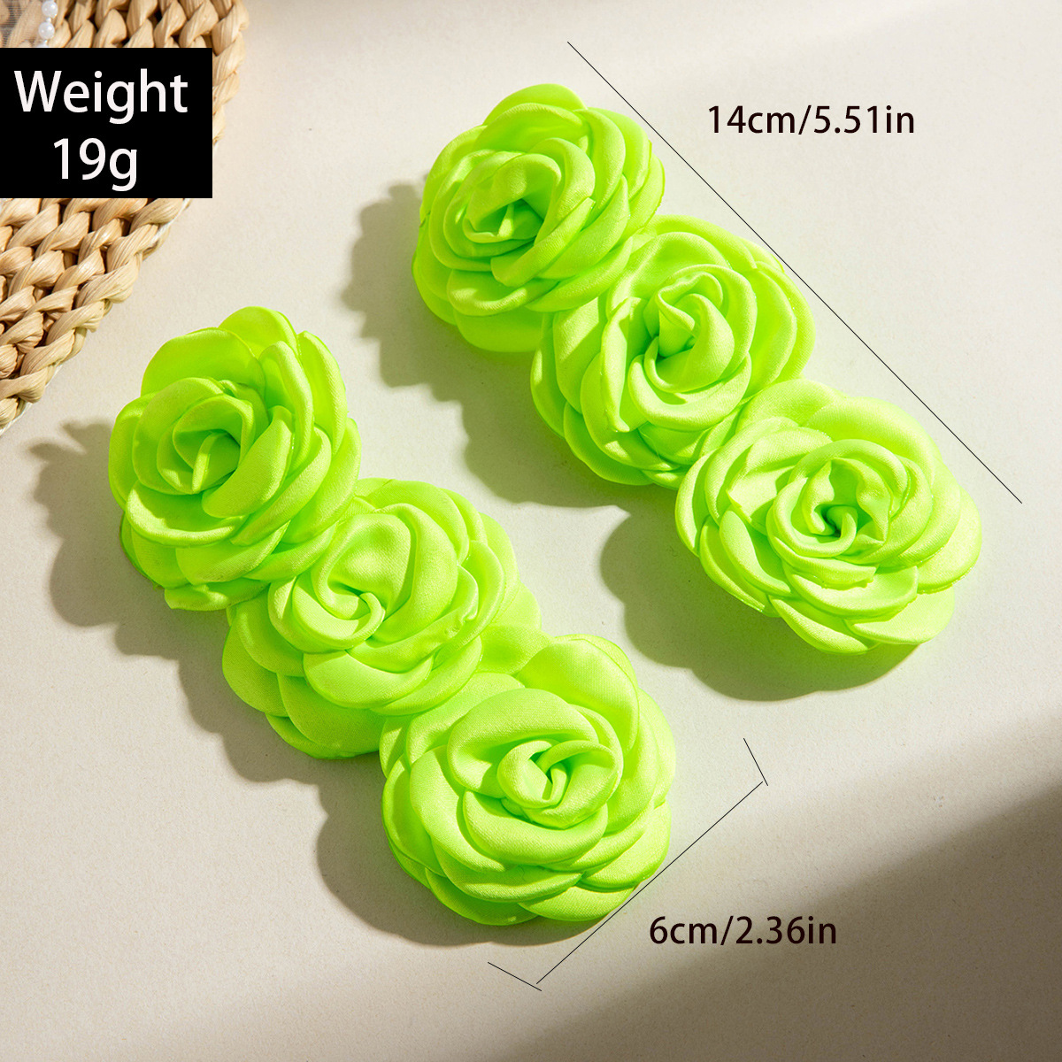 欧美跨境饰品时尚不规则立体花朵设计耳饰夸张彩色烤漆花瓣耳环详情30