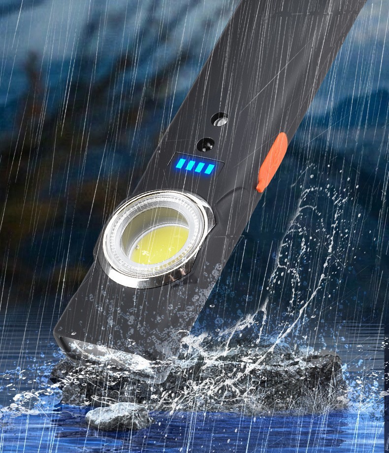 Multifunctional portable mini high-intensity dual light source work light TYPE-C Outdoor magnetic long-range radiation work coat and hat clip light pic 17