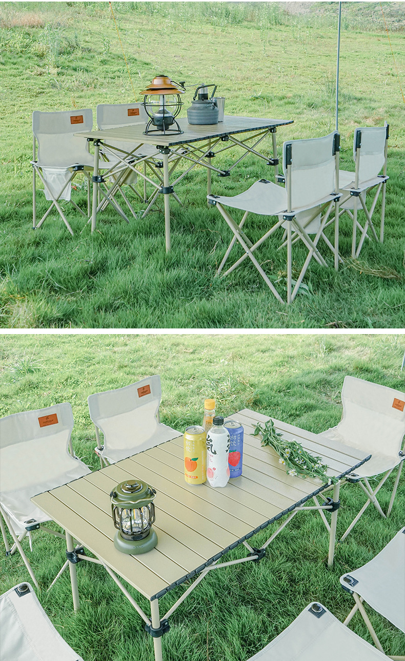 CHANODUG/ Chanodug Factory Direct Sales of outdoor simple self-driving tour table and chair sets, casual folding picnic table and chair pic 10