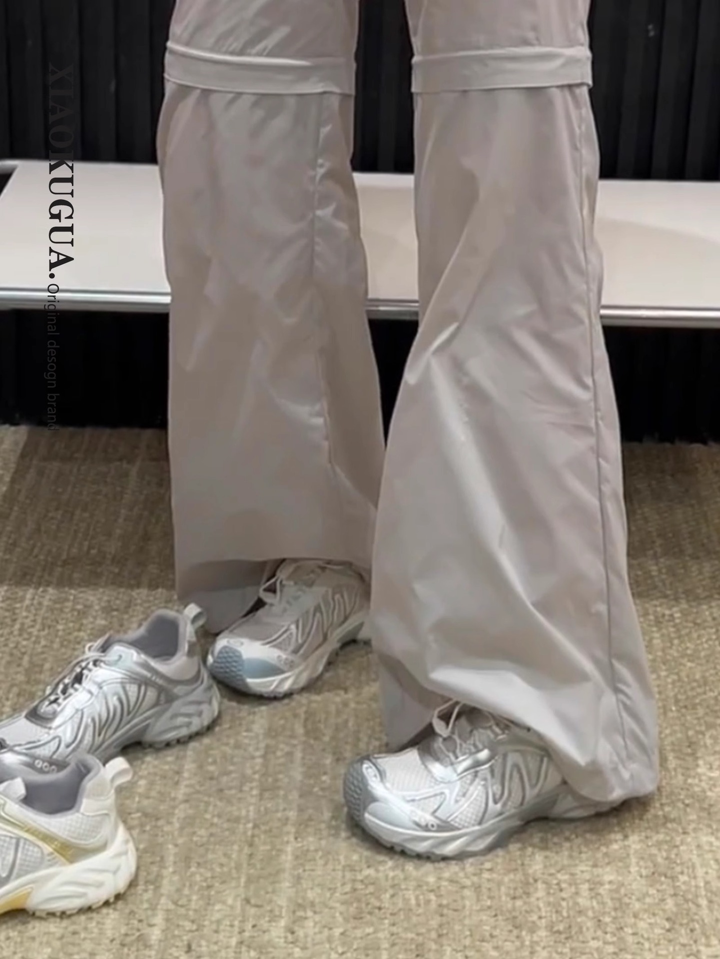 厚底老爹鞋女款2025新款夏季网面透气休闲运动鞋子轻便徒步登山鞋详情11