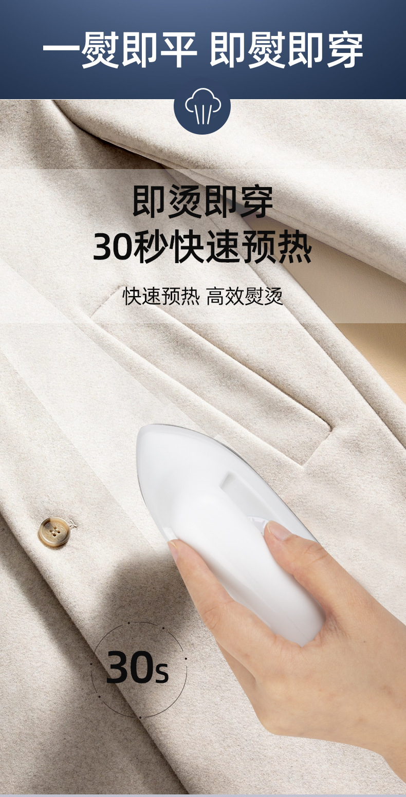 迷你小熨斗干烫老式电熨斗jk格裙手工家用学生宿舍旅行去皱电烫斗详情3