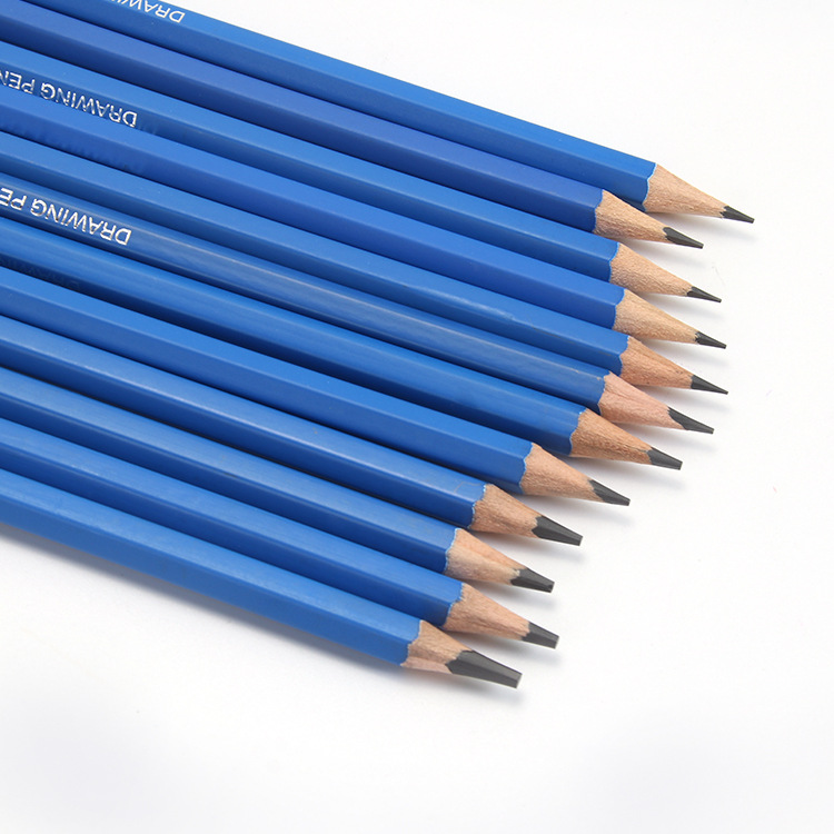 Cross-border exclusive 12pcs of drawing pencils, wooden art pencils for students pic 1