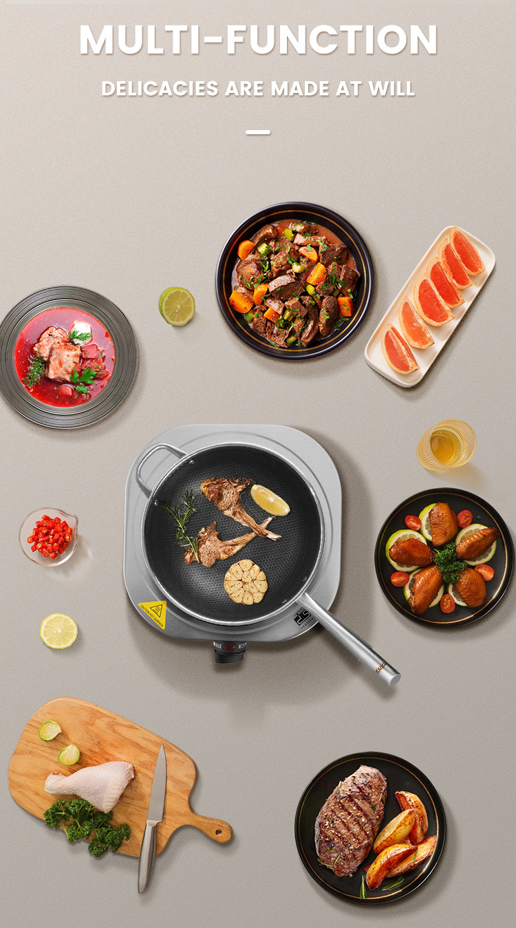 DSP/ Dansong electric ceramic stove, household small multi-functional induction cooker, hot pot wok, high-power stir-frying electric stove pic 4