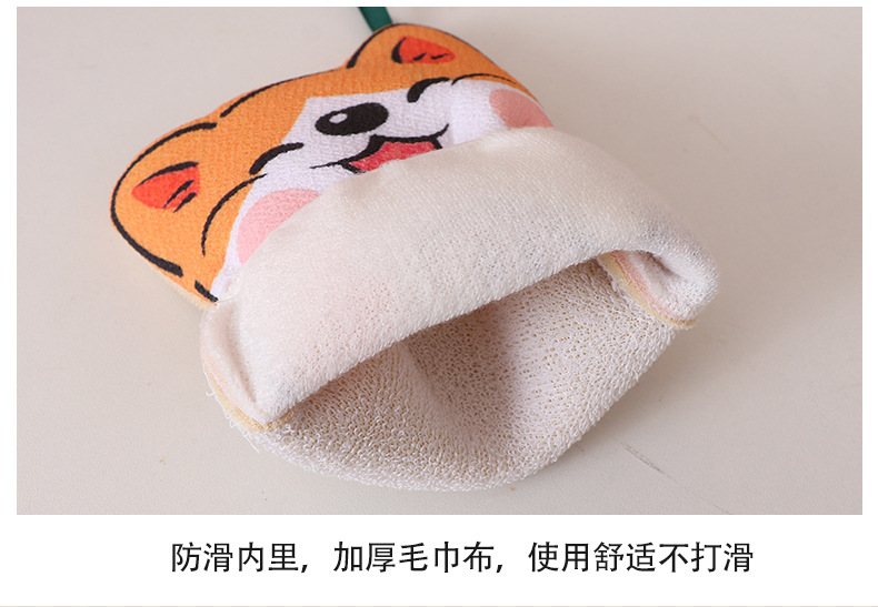 可爱卡通搓澡巾沐浴球工厂搓澡神器下泥洗澡巾新款浴花两用搓澡巾详情13