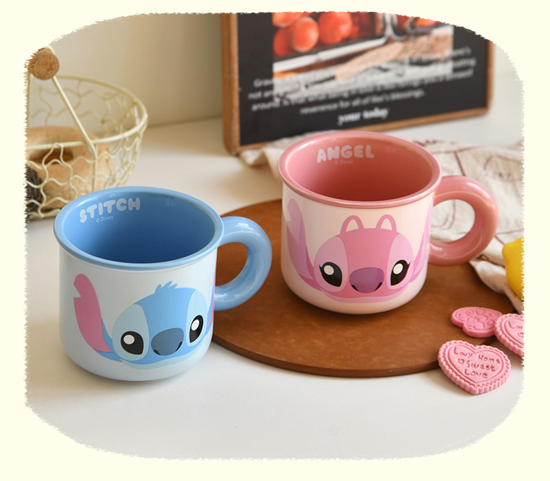 Officially authorized Stildy Big Belly Cup, cartoon cute Angel Star Cup, Breakfast milk Cup, office coffee cup pic 12