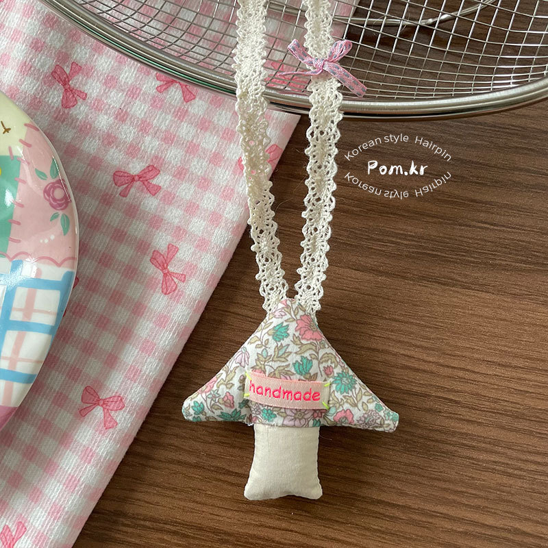 新款韩系卡通公仔项链布艺儿童甜美配饰蝴蝶结挂脖项饰兔兔配饰女详情11