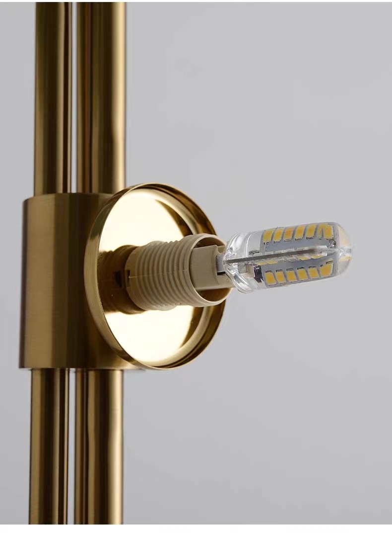 New modern light luxury Nordic creative bedroom bedside chandelier, simple and individual living room model room chandelier, full-house manufacturer pic 15