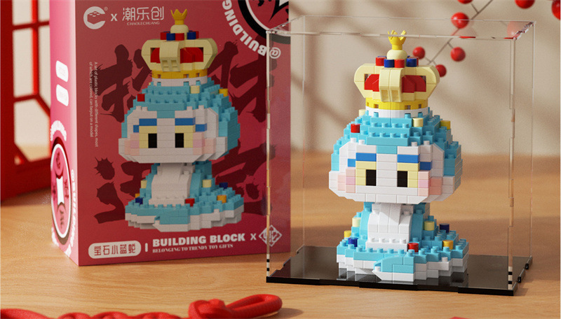 兼容乐高蛇年春节积木拼装玩具国潮醒狮儿童拼图摆件男孩新年礼物国潮详情6