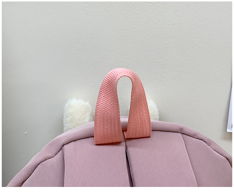 可爱拉布布少女双肩包新款卡通创意玩偶背包萌趣软妹休闲学生书包详情46