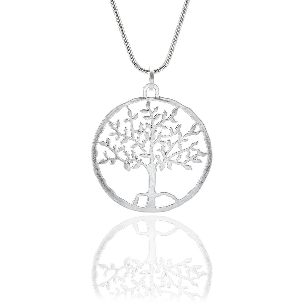 外贸饰品亚马逊速卖通欧美链条镂空生命树长款项链毛衣链时尚百搭详情5