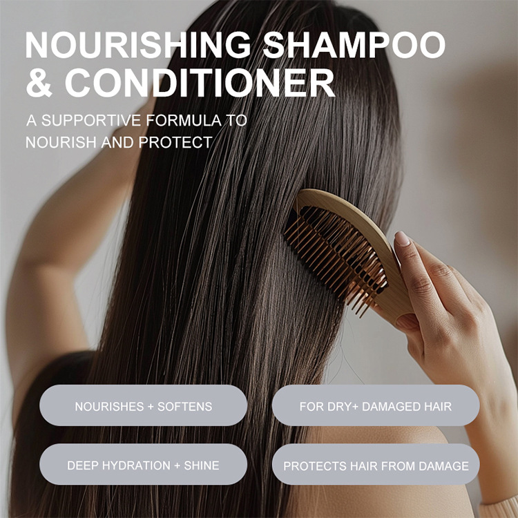 UUKKG 玫瑰洗发水 免洗护发素套盒400ml 修护发质两瓶装 跨境专供详情8