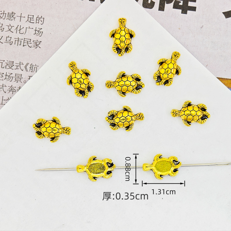 diy合金饰品配件海洋生物海龟挂件 手链项链复古吊坠材料跨境热销详情27
