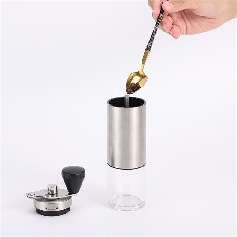 便携家用手摇研磨机咖啡磨豆机不锈钢研磨器手磨咖啡豆小型研磨机详情7