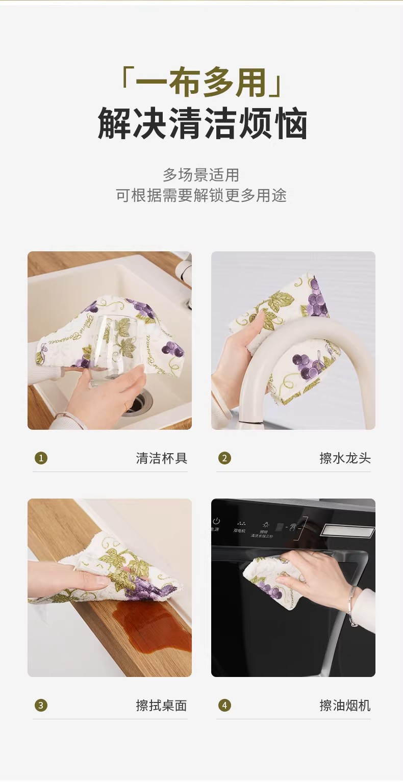 抗菌周抛抹布干湿两用一次性懒人洗碗布厨房专用不易掉毛吸水毛巾详情15