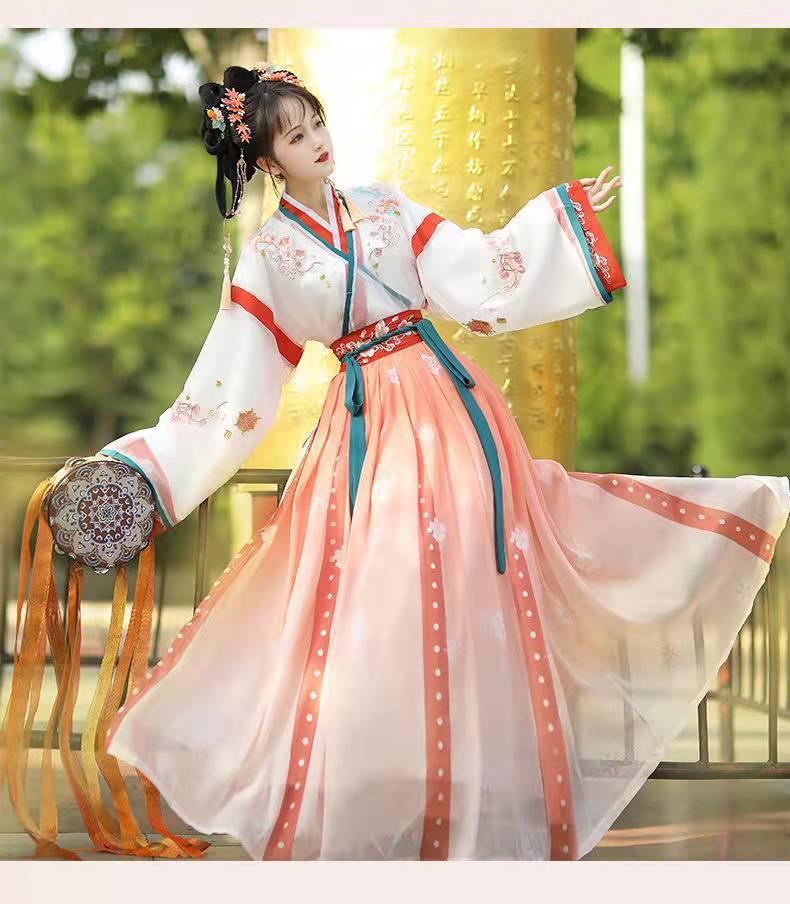 明制表演汉服女长袖中国风尾货甲胄服饰详情14
