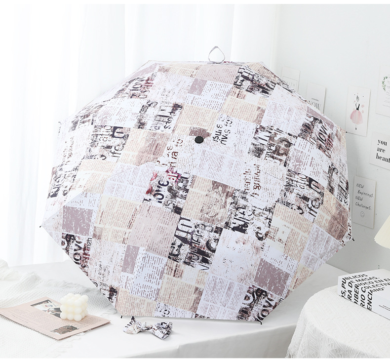 全自动卡通雨伞女可爱晴雨两用太阳伞防晒防紫外线遮阳伞定制logo详情21