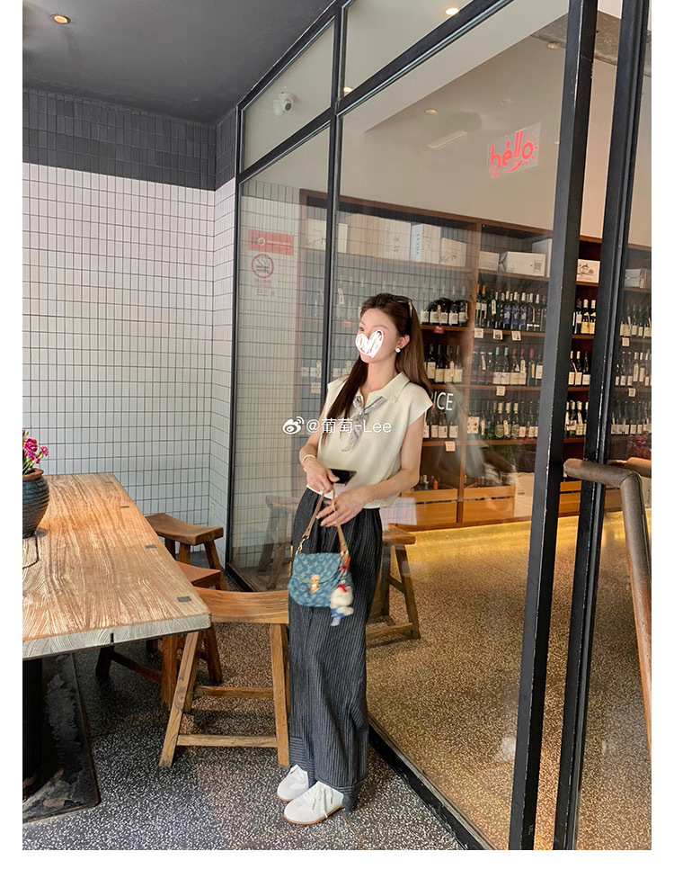 葡萄妈同款系带拼色圆头百搭舒适休闲真皮板鞋增高德训鞋女小白鞋详情23