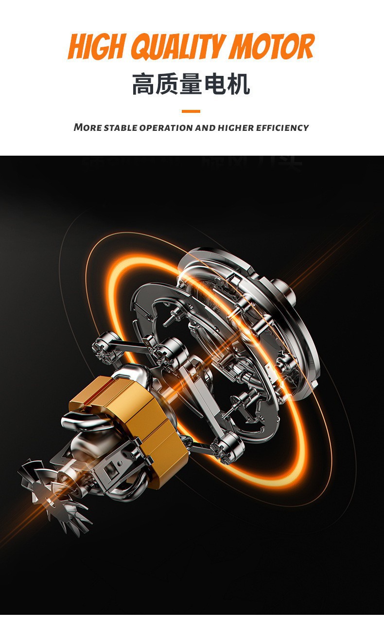 跨境家用研磨机blender4500w双杯破壁搅拌机碎冰机辅食机料理机冰详情5