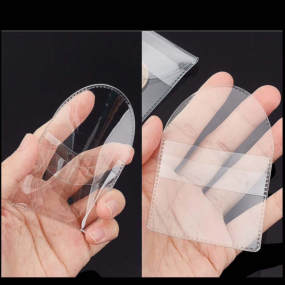 Commemorative coin collection bag, transparent PVC badge bag, transparent coin storage bag pic 3