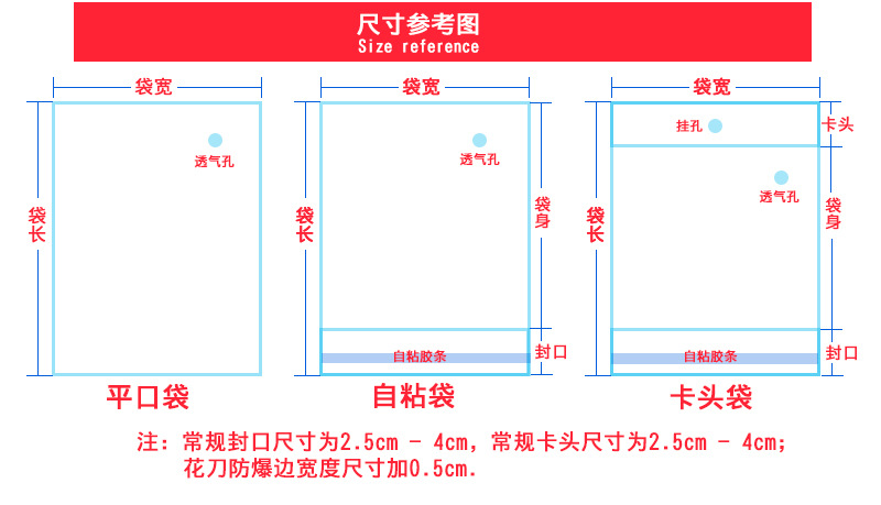 Wholesale of opp bags, transparent packaging self-adhesive bags, clothing plastic packaging bags, self-adhesive sealing pe self-adhesive bags in stock pic 5