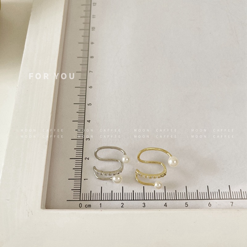 韩国小众设计感冷淡风耳夹无耳洞耳骨夹时尚气质简约波浪耳环耳饰详情15